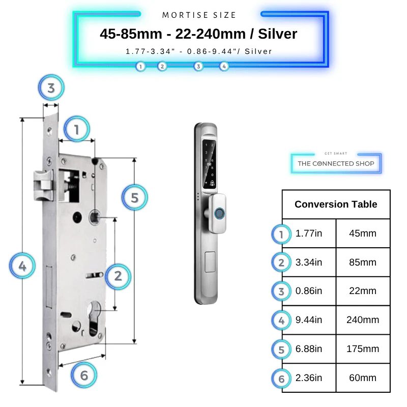 Smart Door Lock Slim Knob - Image 38