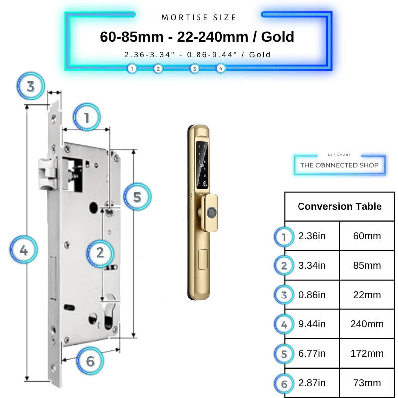 Smart Door Lock Slim Knob - Image 44